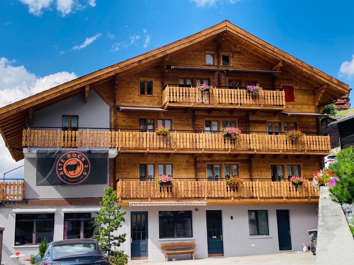 Bed and Breakfast Alte Bock 2.0 Grächen Exteriér fotografie